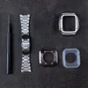 2 in 1ステンレス鋼改造MODキットストラップApple Watch Band 45mm IWATCHシリーズ7 6 5 SE 44mmウォッチバンドノーブル9502163のケース
