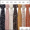 Sciarpe Avvolge Cappelli Guanti Accessori moda Donna Hijab in chiffon stampato Sciarpa Morbida testa musulmana floreale Nuovi disegni Drop Delivery 2021 Annuncio