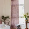 Curtain & Drapes Boho Geometry Floral Cotton Linen Thick With Tassels Curtains For Living Room Kitchen Valance The Luxury RoomCurtain