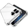 Coque de protection arrière en Silicone TPU, étui Transparent résistant aux chocs pour iPhone 11 12 13 14 Pro Max X Xr Xs Max 8 7 6s Plus