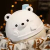 Kawaii boba brinquedos de pelúcia tubarão de pelúcia de urso de urso de pelúcia bolha gato de gato macio leite de leite xícara polar urso infantil brindal presente de aniversário presente