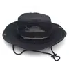 アウトドアの男性釣り狩猟帽子ミリタリーバケツ帽子サファリブニーハットパナマコットンユニセックス女性夏ボブサン保護帽G220418