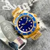 男性の腕時計の自動メカニカルウォッチのための自動メカニカルウォッチ904Lの腕時計の高品質AAA Fashonの腕時計時計ブルーゴールドの腕時計