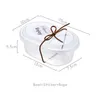 Present Wrap 500 ml Clear Oval Plastic Box Cake Bowl Mousse Yoghurt Container Wedding Dessert Packaging Party