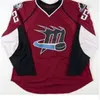 C26 MEN CLEVELAND LAKE ERIE MONSTERS 25 STEWART Hockeyanpassad Alla namn eller nummer Retro Jersey