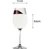 Sublimazione Blanks Manicotto per bicchiere di vino Isolante in neoprene Termopressa Coperchio isolante per bicchieri da vino rosso