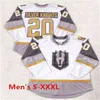 CHEN37 C26 NIK1 2011 JARRED TINORDI LONDRON KNIGHS GAME WATN JERSEY 2012 Memorial Cup Photo Match Carta de equipe Vintage Hockey Jerseys Men Women Youth Women