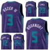 Screen Print Draft Pick Mark Williams Basketball Jersey Josh Minott Montrezl Harrell 8 Gordon Hayward 20 Isaiah Thomas 4 Miles Bridges 0 Cody Martin 11 Green Purple