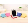 Hooks & Rails Portable Phone Holder Fixed Candy Color Plastic Organizer Mini Business Card Mobile Stand HouseholdHooks HooksHooks