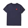 Men's T-shirt Play Designer Trendy Red Commes Heart Women's Pullover S Badge Quantity Ts Cotton C Des Garcons Shirt 7376 hirt