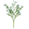 Couronnes de fleurs décoratives petit paquet blanc bleu gypsophile artificielle pour l'approvisionnement de décoration de fête de mariage de noëldécoratif