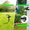 Verstelbare zonne -spotlight Solar Garden Light IP65 Super Bright Landscape Wall Lights Outdoor Lighting