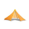 Knot 860g Ultralight Camping Rodless Pyramid Tent 4-8 Person Large Tarp 20D Nylon Both Sides Silicon Coating Outdoor Hikeburger H220419