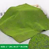 Decoratieve bloemen kransen kunstmatige mos nep groen gras diy turfwinkel wallboard trouwhuis terras tuin muur decoratie 100 100 cmd