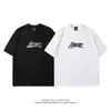 Ma Siwei Printed Short Sleeve T-shirt Men's Summer 2022 New Fashion Brand American Retro Hip-hop Loose T-shirt