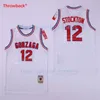 Koszulki z koszykówki NCAA John Stockton Rodman Quincy McCall Wright Troy Bolton Men Size S-XXL Wysokiej jakości biały czarny