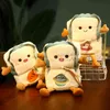 Sizes Beautiful Bread Roll Blanket Dolls Kawaii Cartoon Toast Flannel Children Girls Scarf Lunch Break Xmas Gift J220704