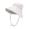 Big Brim Baby Sun Hat Summer Spring Kids Bucket Hat for Girls Boys Cotton Linen Children