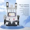 360 kring kylning av kryolipolys Cryo Fat Freeze Slant Machine viktminskning Lövsugning Kavitation RF Lipolaser