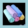 Cleaning Cloths Household Tools Housekee Organization Home Garden Car Window Cloth 44X32X0.2Cm Super Clean Pva Chamois Glass Wash Towel Cl