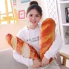 Creative Simulational Plush Bread Burger Formkudde Rolig mat Duffel Kudde och kudde LDREN Toys Födelsedagspresent 50cm55cm J220729