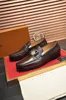 A1 Designer Mens Plaid prägling läder loafers Shoe Men's Luxury Italian Handmade Moccasins Man Casual Slip-on Flats Driving Shoes Storlek 6.5-11
