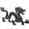 Feng Shui Bronze Dragon Catching Minchas Ornamentos Lucky Home Orafs Decorative Art T200331