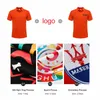 Verão casual shortsleeved polo terno pessoal empresa grupo personalizado polo camisa de algodão homens e mulheres personalizado 220708