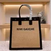 Woven Classic Shopping Bag Women Handbags Purses Designer Fashion Trend Summer Beach Large Tote Canvas Shoulder Bags Letter Crossbody