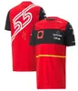 새로운 F1 포뮬러 원 라운드 넥 티셔츠 2022 경주 짧은 슬리브 동일한 Custom216w