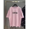 Mode Koppels Balenciga t shirts T-shirts Mannen Zomer Crew Brief Gedrukt Korte Mouwen b Thuis T-shirt Losse voor en Vrouwen IWYK