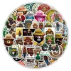 50Pcs Cartoon Smokey Bear Sticker Funny Lucky Bear Graffiti Kids Motorcycle Bicycle Decals