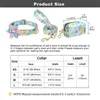 Personalized Dog Collar Leash Garbage Nylon Customized Dogs ID Collars Pet Lead Belt With Poop Bag Flower Print Pug 220622