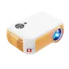 A10 MINI LCD Projector 1080p مدعوم من فيلم Portable Projector ، Wired Mirror لمشغل وسائط السينما المنزلية iPhone