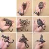 Animal Cast Iron Hooks Wall Decoration Elephant Sun Butterfly Dragonfly Modeling Hook Door Hanger DH4887