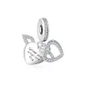 925 Sterling Silver Dangle Charm Infinity Heart Drawing Pad Flower Zircon Pärlor Pärlor Pandora Charms Armband DIY smycken Tillbehör