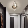 Moderne Led Plafond Mat Noir/Blanc Lumières pour Chambre Couloir Foyer Salle À Manger Salon Vestiaire 90-260V Lustre Luminaires Décoration de La Maison