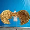 Dekoracja imprezowa dorośli Pograph Props Lady Po Deformable Gold Feather Angel Wing Model Shoot Akcesoria dla studia typesparty