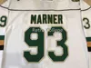 Nik1 London Knights # 93 Mitch Marner vert Blanc Noir Hockey Jersey Broderie Cousue Personnalisez n'importe quel numéro et nom Maillots