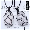 Colliers de pendentif chute d'eau tissée net reiki guérison pierre Crystal Chakra Energa Collier pour femmes Accouchement CARSHOP2006 DHBKZ