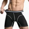 Caleçons hommes musculation Shorts mâle Muscle vivant élastique Compression collants Modal plat pantalon Fitness entraînement PantysSous-pantalon