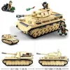 Sluban WW2 военный Humvee H1 Army Friends Friends Car плесень King Building Bricks Classic Moc Blocks Action Figure Toys Boy