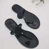 Lyxmärke Sandaler Designer Tofflor Slides Blommor Brokade Äkta Läder Flip Flops Kvinnor Skor Sandal Utan Box By Shoe10 20