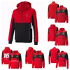 new F1 racing hoodie autumn and winter team work clothes with the same customization