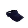 Tvättad denim unisex tom Top Sun Visor Summer Wide Brim Tennis Caps UV Protection Hat for Men and Women 220627