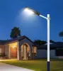 50W 100W 200W 300W Solar Street Lights Outdoor Motion Sensor 3 -lägen LED -väggljus med fjärrkontrollvägg eller polfäste