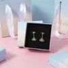 24 PCS/Lot Cardboard Jewelry Boxes Set geschenken Presenteer opbergdisplayboxen voor kettingen oorbellen ringen vierkante aangepaste organisator