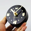 Wall Clocks Fridge Magnet Clock Coffee Pattern Refrigerator Magnets Decorative For Home KitchenWall ClocksWall