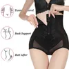 Seksi Butt Lifter Shapewear Yüksek Bel Eğitmeni Karın Kontrol Külotu Vücut Şakacı Kadınlar Giyin Düzenli Fermuar Düzeltici İç Giyim L220802