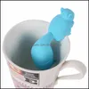 Other Kitchen Tools Kitchen Dining Bar Home Garden Squirrel Tea Infuser Teapot Brewing Leaves Sweet Healthy Drink Cup Mug Bpa Drop Delive